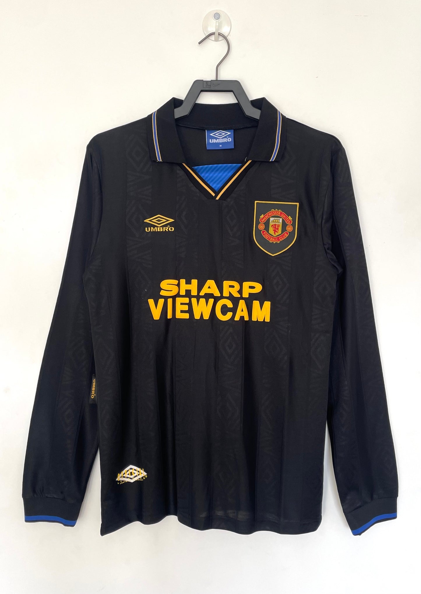 Retro Long Sleeve Manchester United Away Black - 1993/94