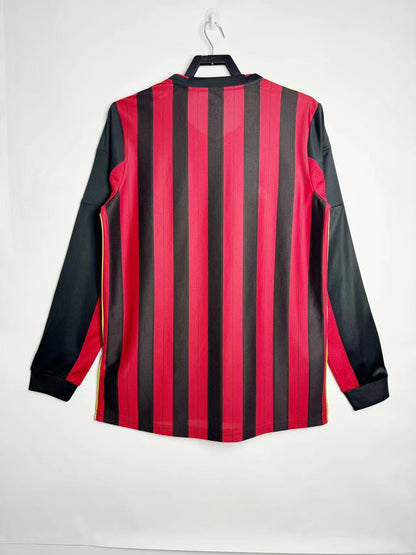 Man's Retro Long Sleeve Milan Team - 2013/2014