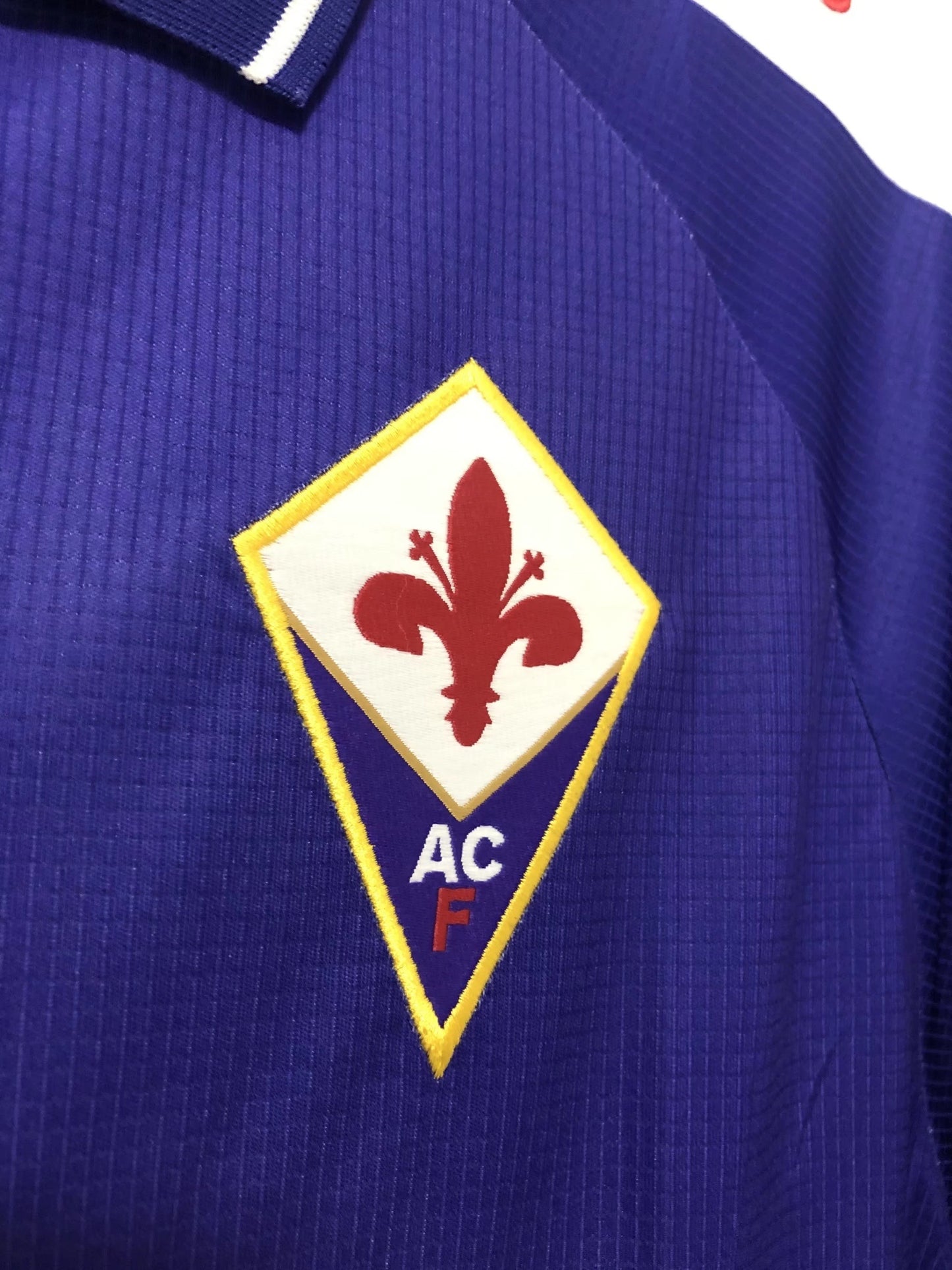 Man's Retro Jersey Fiorentina Team Home - 1998/99