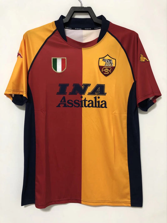 Man's Retro Jersey Roma Team - 2000/01