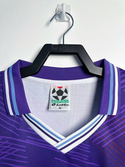 Man's Retro Long Sleeve Fiorentina Team Home - 1992/93