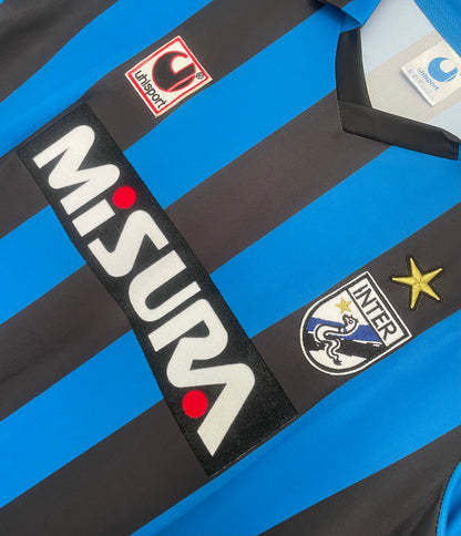 Man's Retro Jersey Internazionale Milano Team Home - 1988/90
