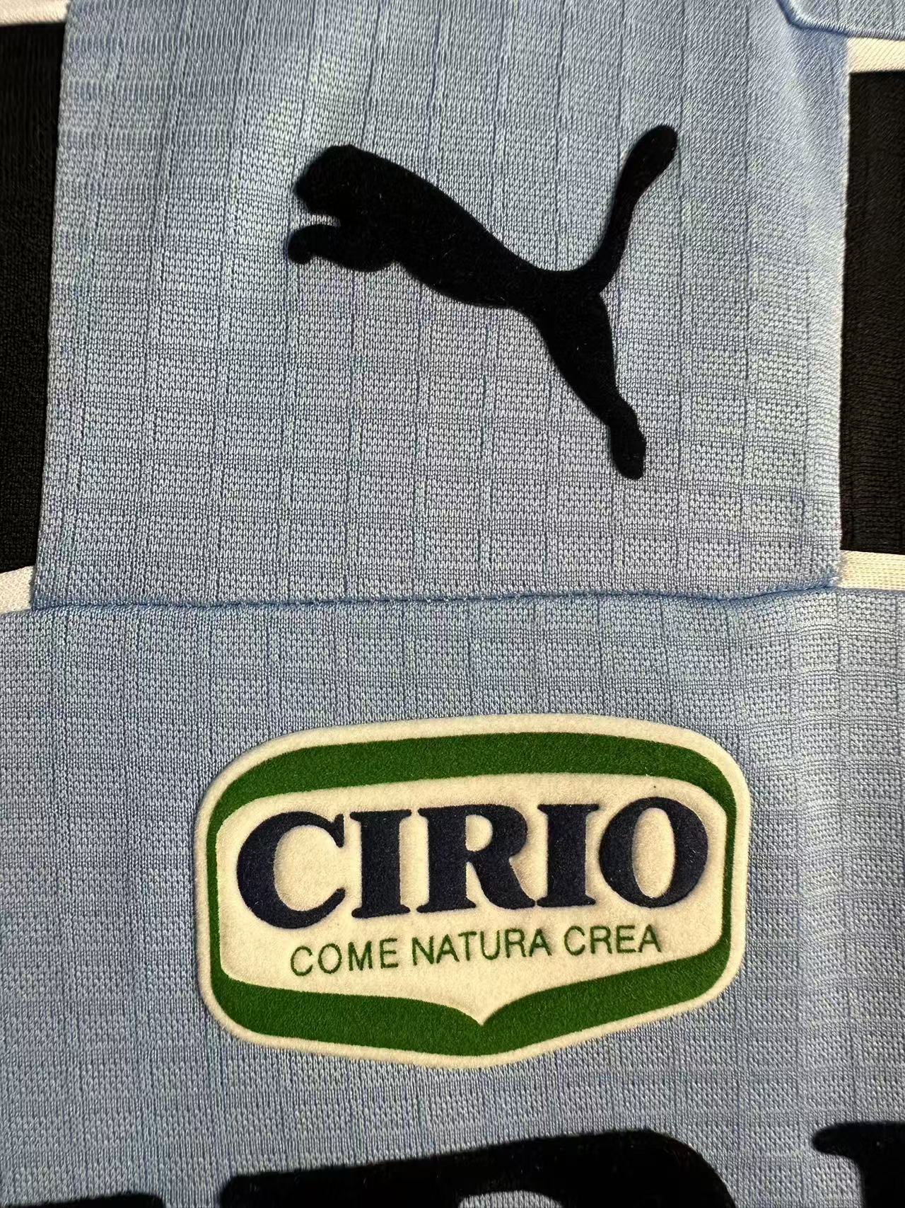 Man's Retro Long Sleeve Lazio Team Home - 1998/99