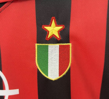 Man's Retro Jersey Milan Team Home- 1996/1997