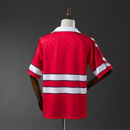 Man's Retro Jersey Denmark National Team Home- 1988