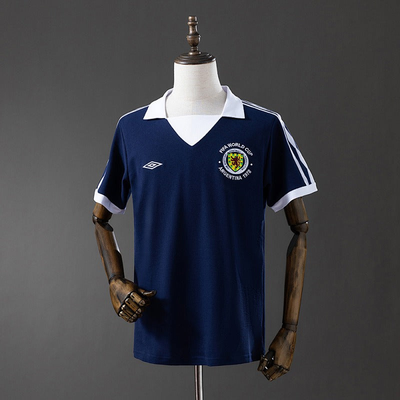 Man's Retro Jersey Scotland National Team Home  - 1978