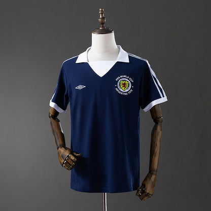 Man's Retro Jersey Scotland National Team Home  - 1978