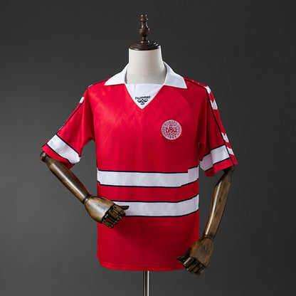 Man's Retro Jersey Denmark National Team Home- 1988