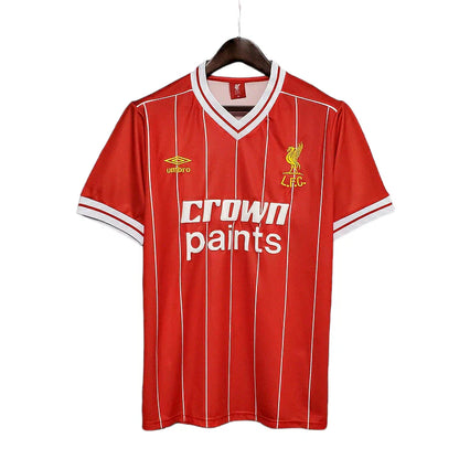 Man's Jersey Retro Liverpool Vermelha - 1984