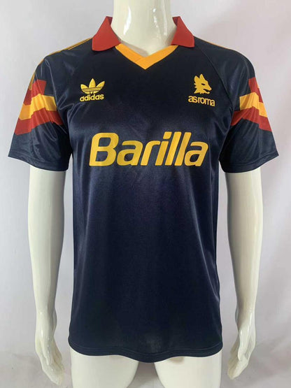 Man's Retro Jersey Roma Team Second Away - 1992/1994