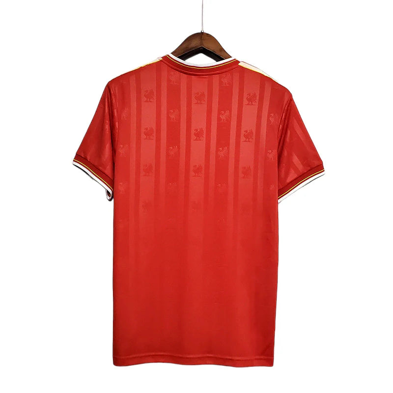 Man's Jersey Retro Liverpool Vermelha - 1985/1986